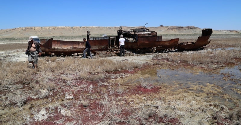 The Small Aral Sea.