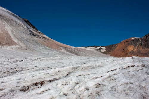 Спуск по леднику Кокбулак.