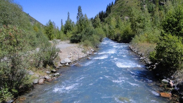 The River Issyk.
