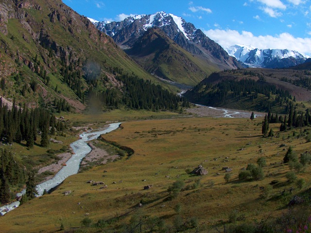 Долина реки Левый Талгар.