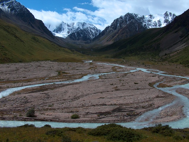 Разливы реки Левый Талгар.