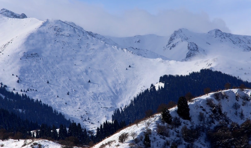 Zailiiskiy Ala-Tau mountnains.