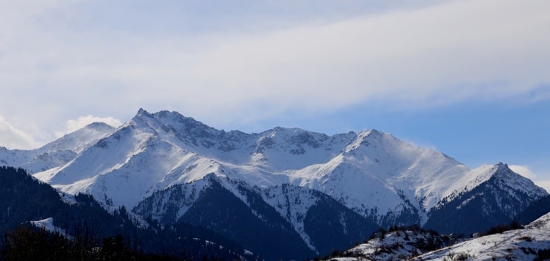 Zailiiskiy Ala-Tau mountnains.