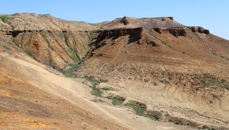 The mount Karasandyk and environs.