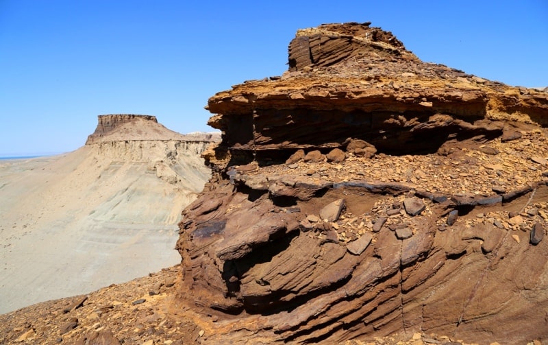 The mount Karasandyk and environs.