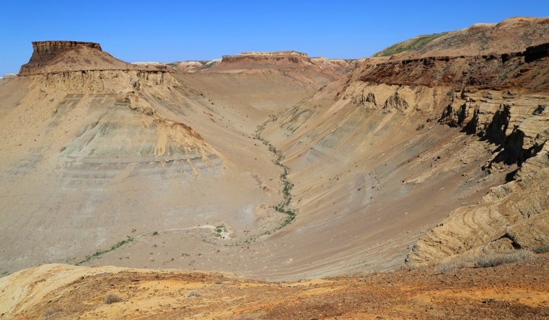 The mount Karasandyk and environs.