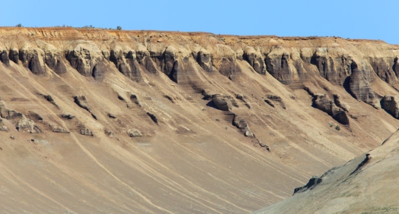 The mount Karasandyk and environs.