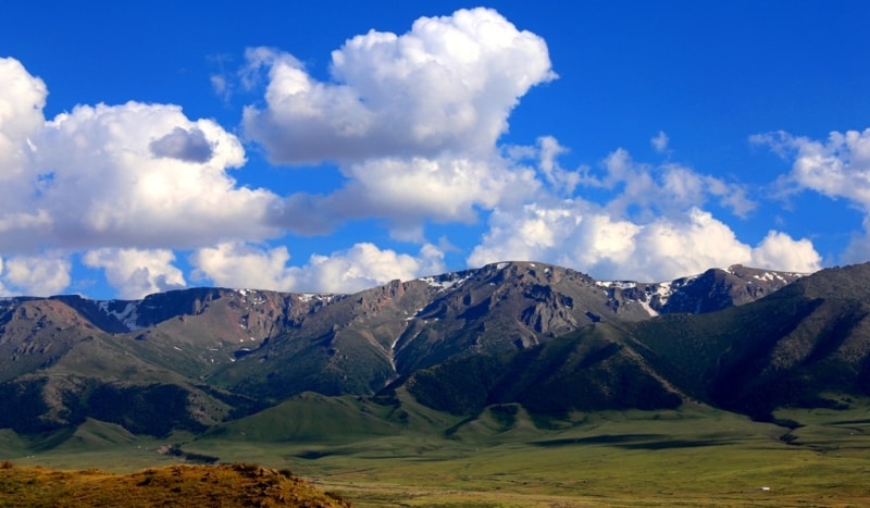 Northern slopes of Zhungar Alatau.