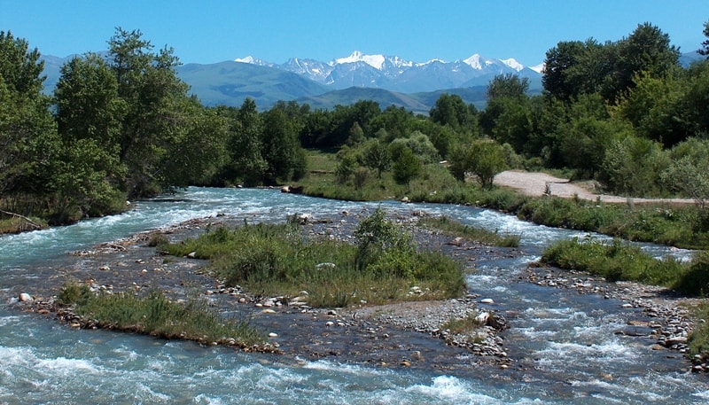 River Zhamanty. 