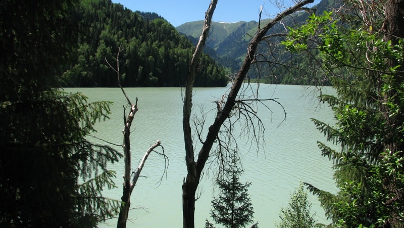 Озеро Жасылколь в Джунгарском Алатау.