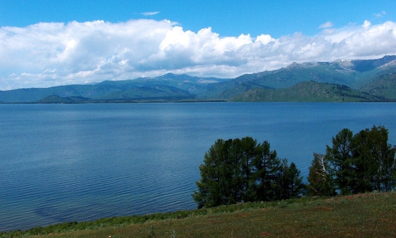 The lake Markakol. 