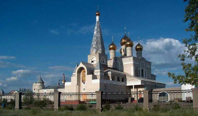 The Orthodox temple of Karaganda.