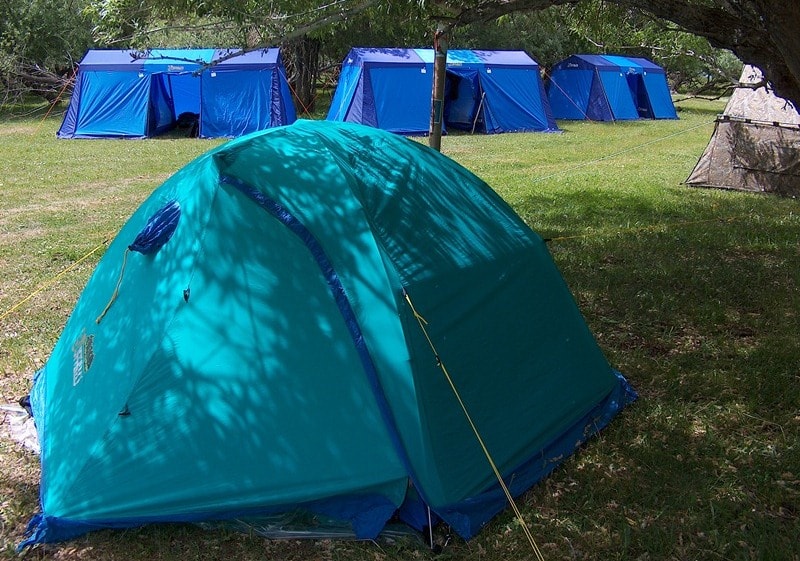 Tents for trekking and hiking.