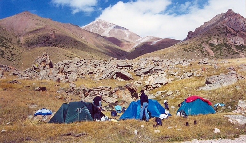 Tents for trekking and hiking.