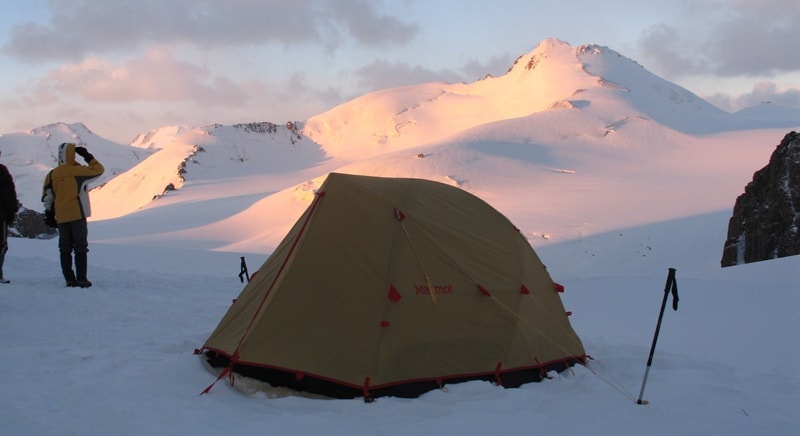 Tents for trekking and hiking.