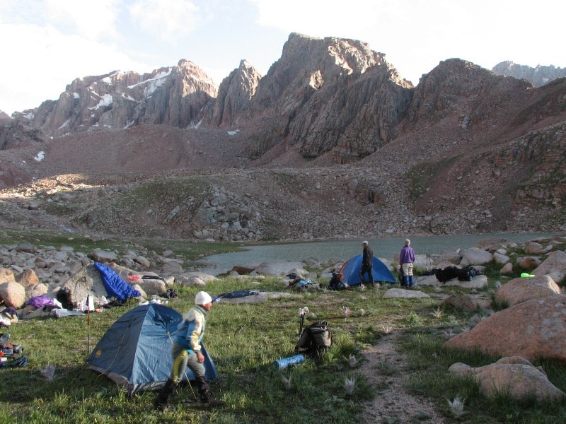 Tents for trekking and hiking.