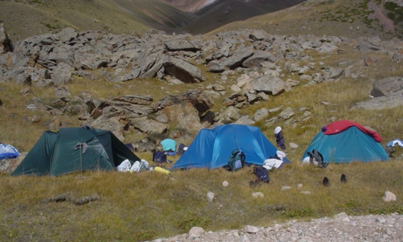 Tents for trekking and hiking.