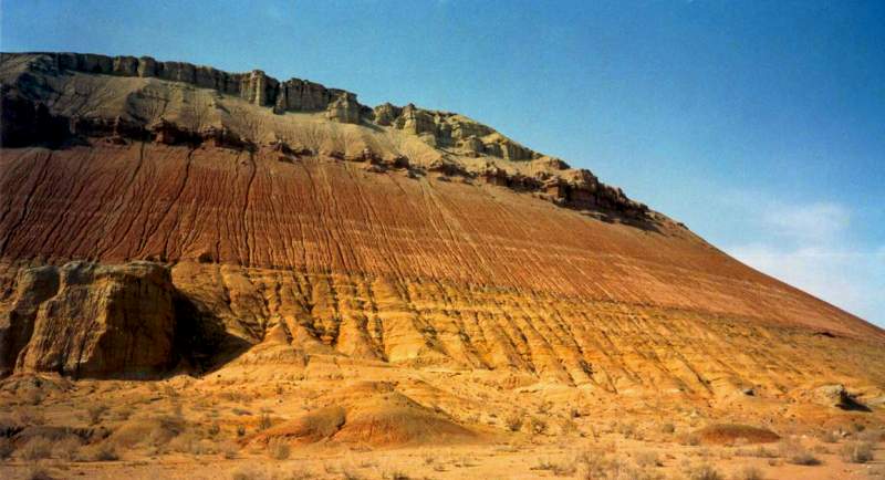 Mountains Aktau. The Altyn-Emel national park.