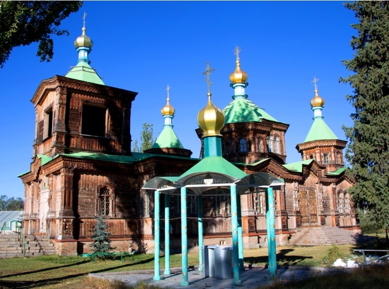 Троицкая церковь в городе Каракол. Иссык-Кульская область, Кыргызская Республика.
