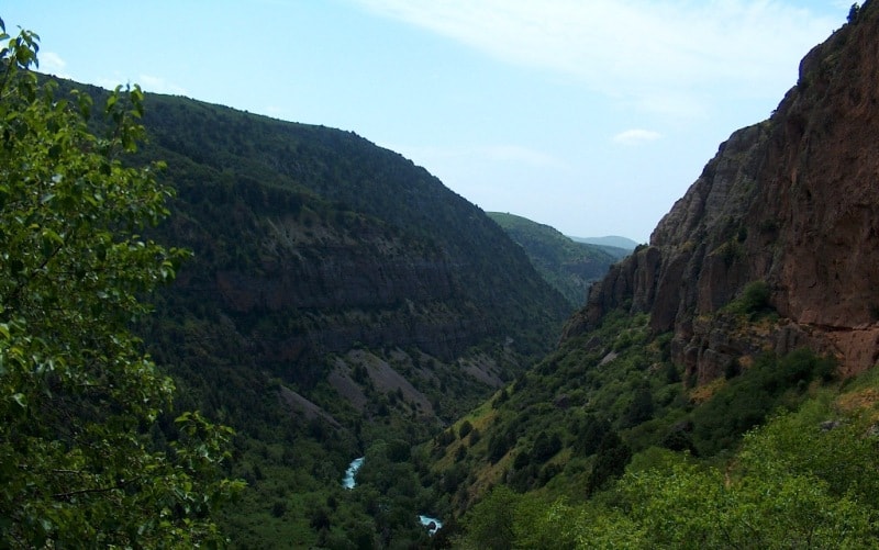 Canyon Aksu in reserve Aksu-Zhabagly.