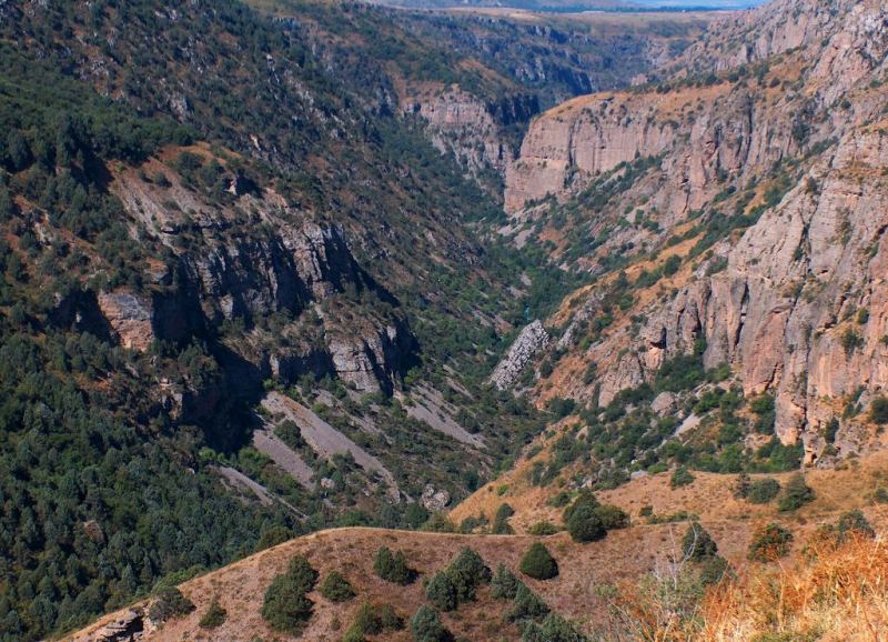 Canyon Aksu in reserve Aksu-Zhabagly.