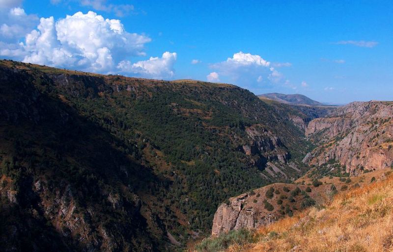 Canyon Aksu in reserve Aksu-Zhabagly.