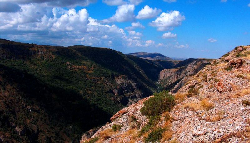 Canyon Aksu in reserve Aksu-Zhabagly.