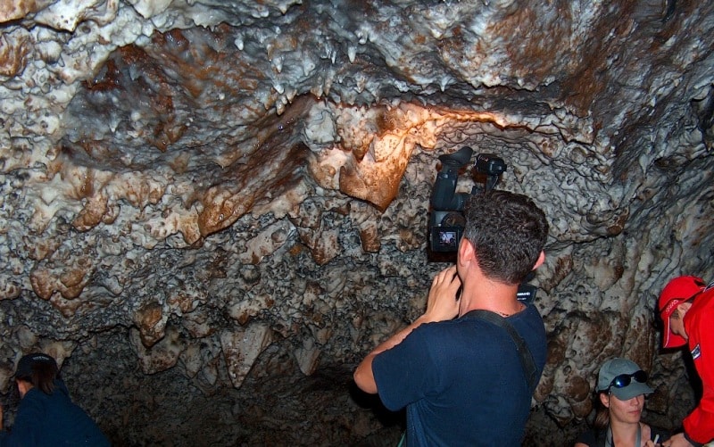 Stalactite cave Fairy tale.