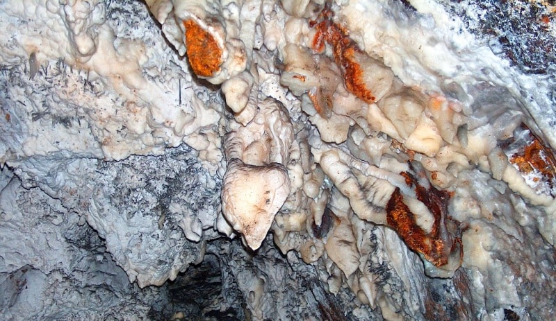 Stalactite cave Fairy tale.