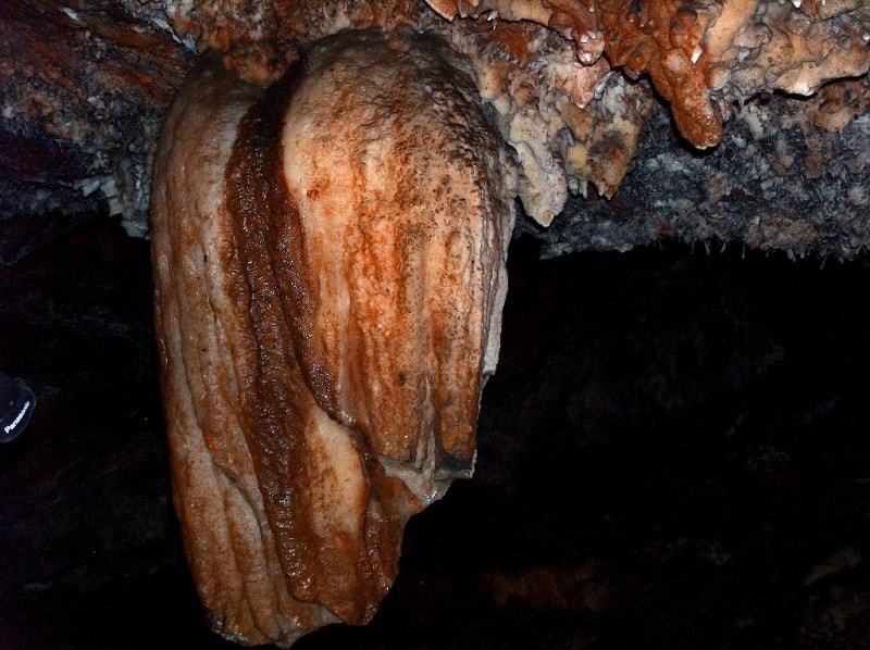 Stalactite cave Fairy tale.