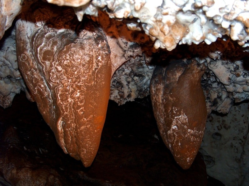 Stalactite cave Fairy tale.