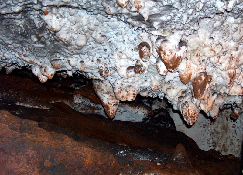 Stalactite cave Fairy tale.