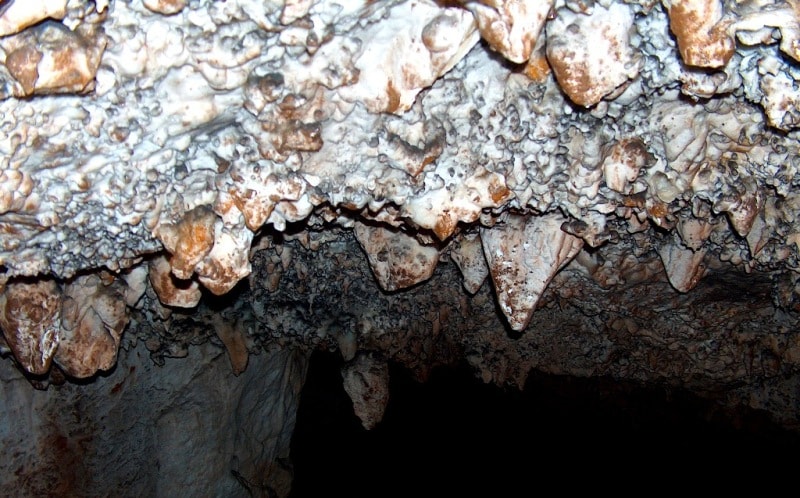 Stalactite cave Fairy tale.