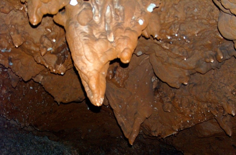 Stalactite cave Fairy tale.