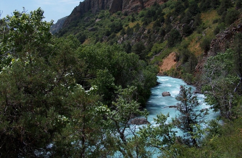 Aksu river.