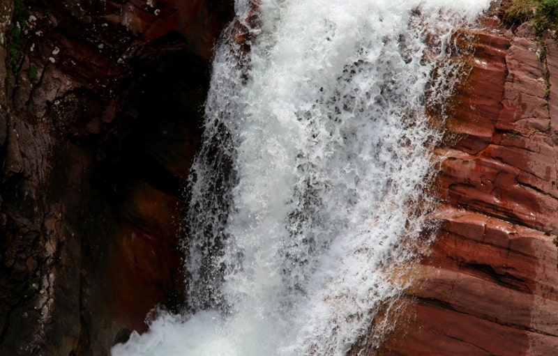 Falls on Kishi-Kaindy river.