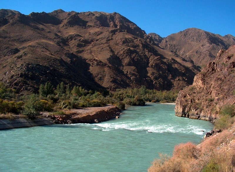 Natural sights of the Almaty reserve.