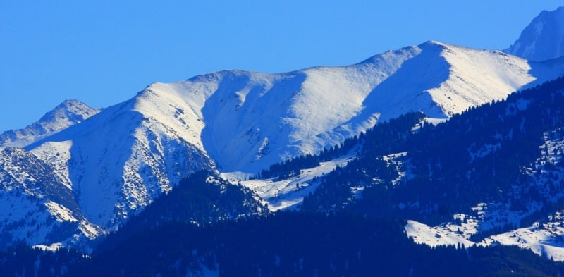 Natural sights of the Talgar gorge.