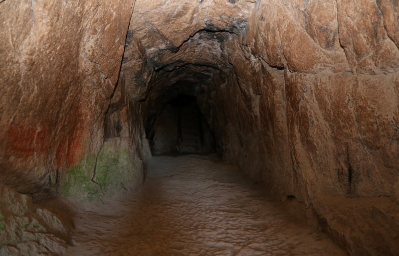 В пещере Аулиетас.