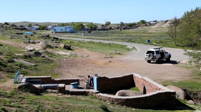 Spring in Toruaigyr village.