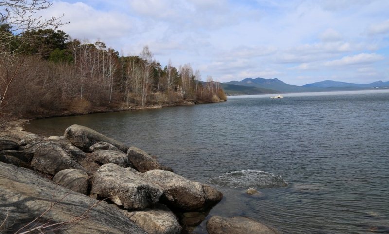 Lake Shchuchye in Borovoye park.