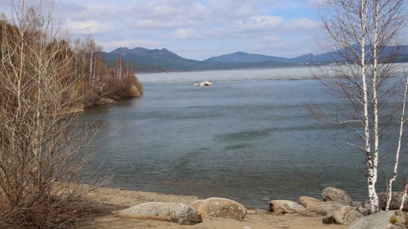 Lake Shchuchye in Borovoye park.