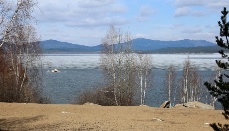 Lake Shchuchye in Borovoye park.