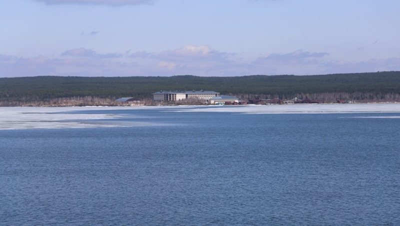 Lake Shchuchye in Borovoye park.