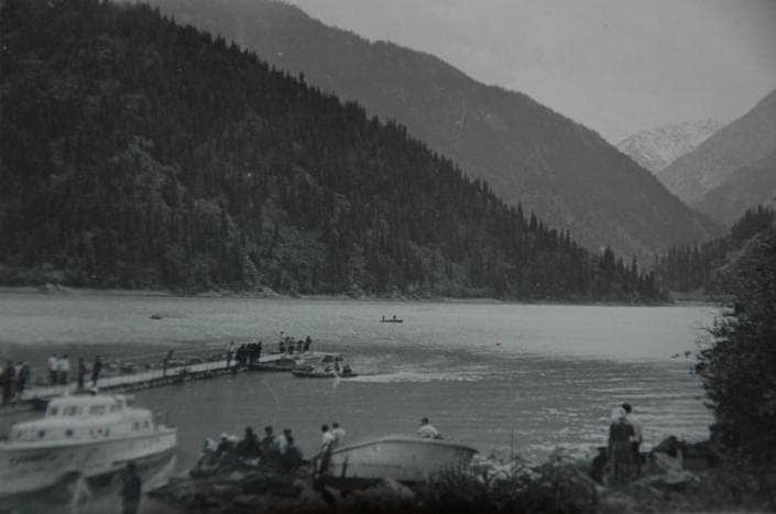 Озеро Иссык 1962 год.