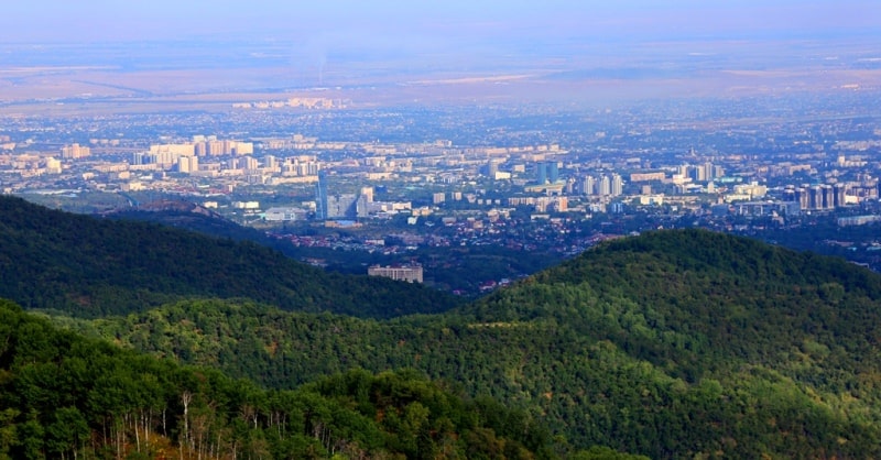 Sights of the valley of Kok-Zhaylyau and vicinity.