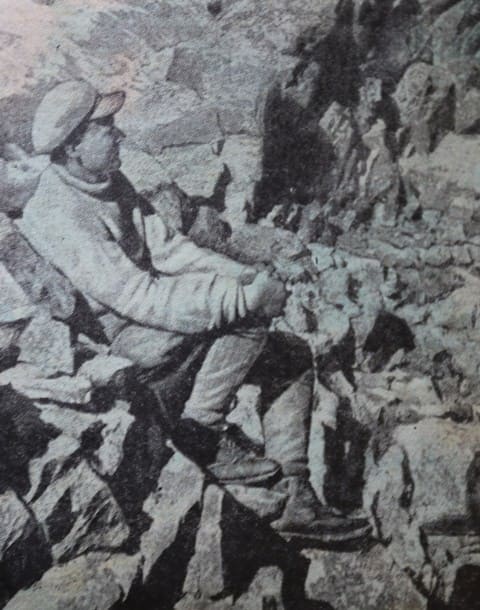 Z.I. Mysovsky - organizer of the first ascent to the Almatinsky peak. 1930.