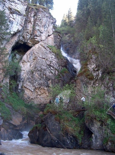Waterfall Kairak in Turgen.