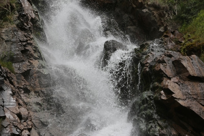 Vicinities of the Bear falls in the Turgen gorge.