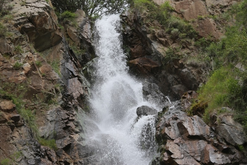 Vicinities of the Bear falls in the Turgen gorge.